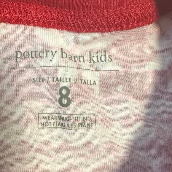 Pottery Barn Kids 8 PJ Set Sustainable Organic Cotton Holiday Warm Cozy Comfy - Picture 6 of 14